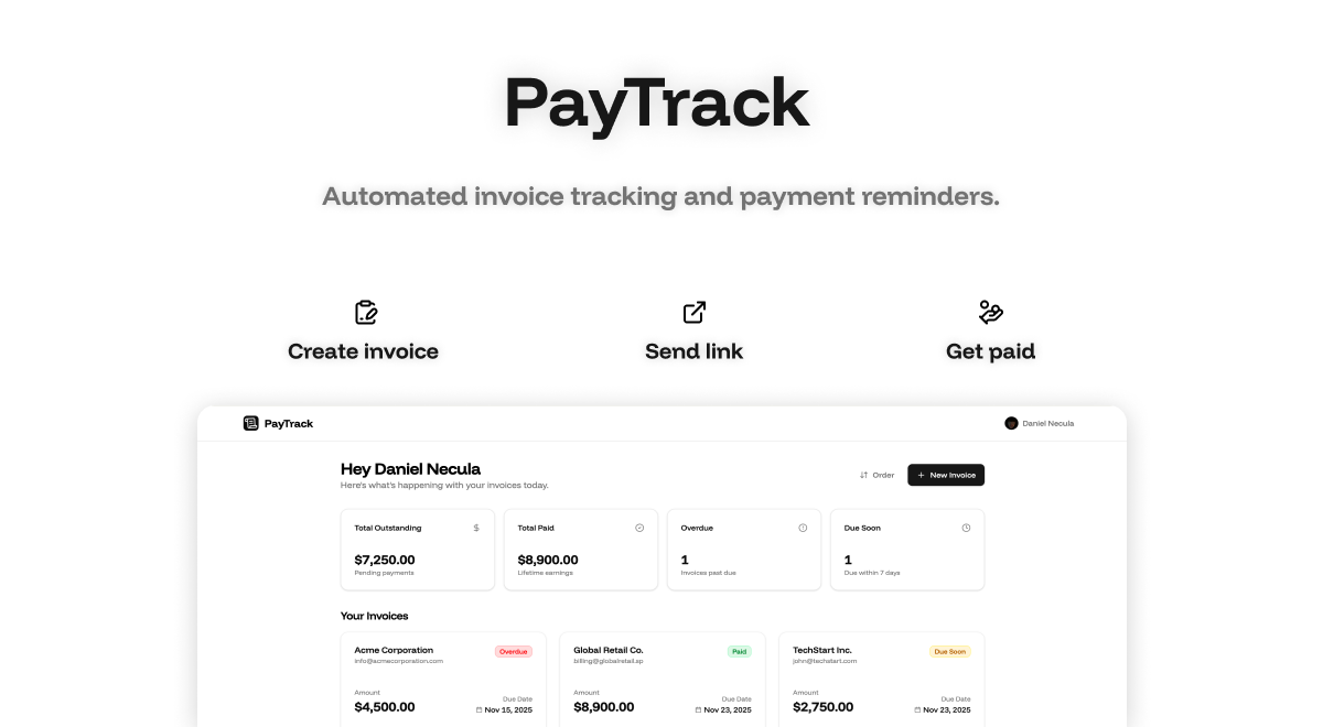 PayTrack Screenshot